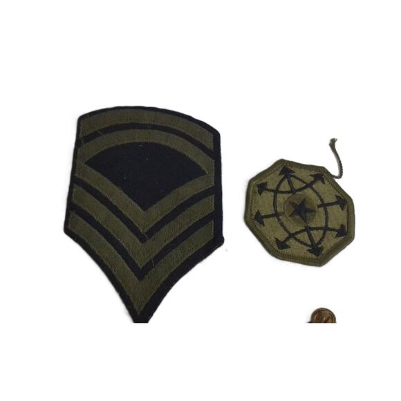 Vintage Military Badges and Pins Desert Storm Era Bundle Set of 10 - Picture 3 of 8